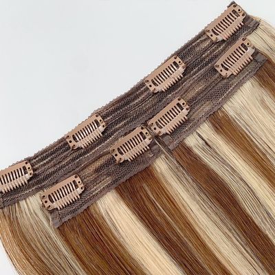 100g/PC 20インチ 最高級13A 白人女性用 双引のクリップ