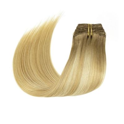 レミーヘア 厚いクリップ イン 100% 人間のヘア エクステンション キャベロ 天然のクリップヘア-231013