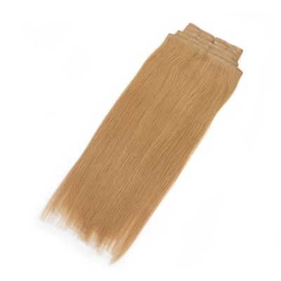 パーソナライズされたリクエストのためのVirgin Remy Invisible PU Skin Seamless Clip in Hair エクステンション