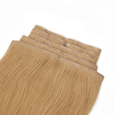 パーソナライズされたリクエストのためのVirgin Remy Invisible PU Skin Seamless Clip in Hair エクステンション