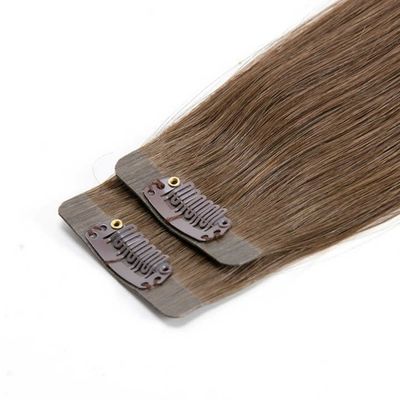 縫い目のないクリップ ヘア PU ヘア インディアンクリップで 髪を伸ばす 絡み合わずに流さない