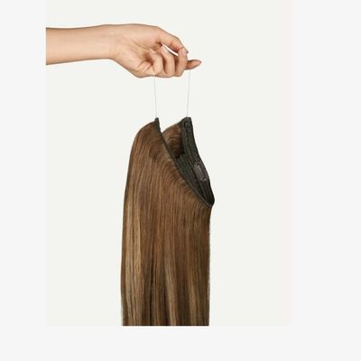 ストレートフィッシュワイヤー 片段のヘアエクステンション 染色容量と長さ