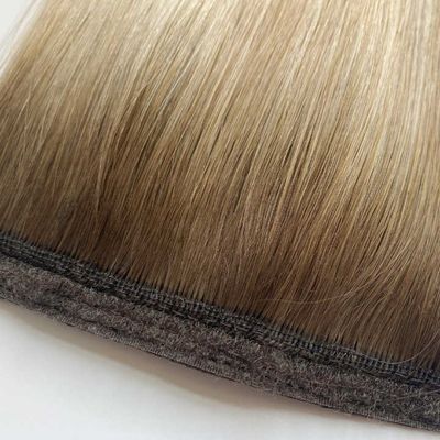 長いまっすぐなラップを周りに流すことなく,ポニーテール拡張で人間の髪のクリップ