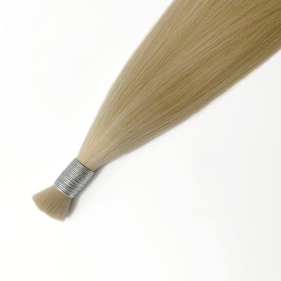 100% レミー 未加工 純米 インド製 ヘア 卸売品 ブロンド 天然 ストレート ロシア