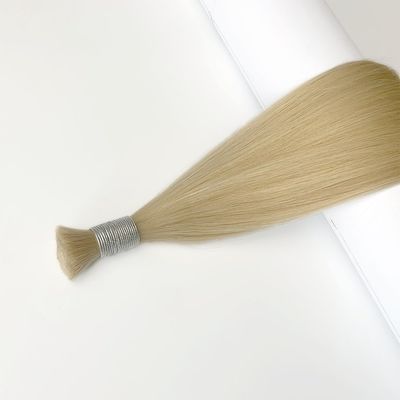 100% レミー 未加工 純米 インド製 ヘア 卸売品 ブロンド 天然 ストレート ロシア