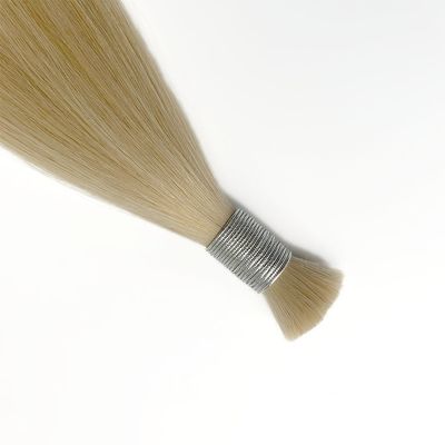 100% レミー 未加工 純米 インド製 ヘア 卸売品 ブロンド 天然 ストレート ロシア