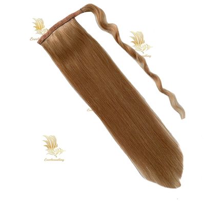 インド製のヘアで作られた 双引馬尾の髪拡張子で 髪を変形させてください