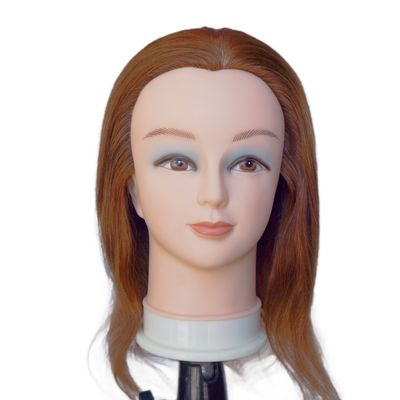 16インチ 100% 人間の髪トレーニングヘッド プロフェッショナル