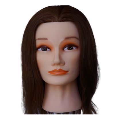 165g 体重 リアルなヘアスタイリングのための人間の髪のトレーニングヘッド