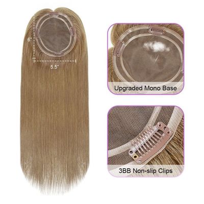 女性用モノヘアトップ3 12インチ 14インチ 16インチ 18インチ