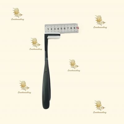 ヘア エクステンション Plier プロフェッショナル ブラック カラーテープ ステンレス ステール
