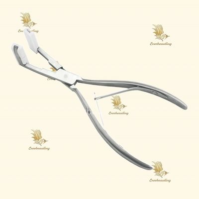 ヘア エクステンション Plier プロフェッショナル ブラック カラーテープ ステンレス ステール
