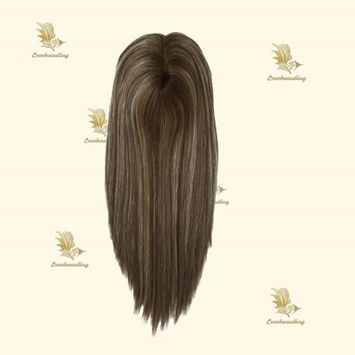 白人女性用ヘアトップ 100% 人間のヨーロッパ製 ヘア 16インチ 双重モノシルク 蕾 5.5&quot;X6.5&quot; 6 /T12 /T613