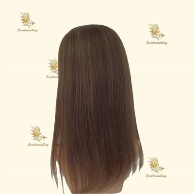 人髪 トゥーピー 皮質 レミー ヘア トッパー シルク ベース 女性用 純手結び作業
